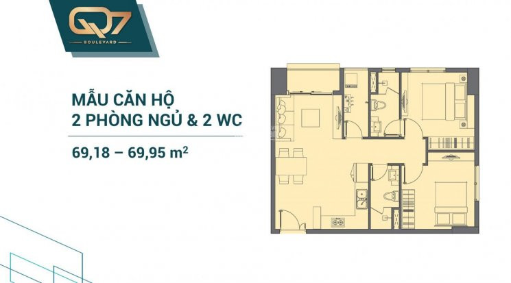 Chính Chủ Bán Nhanh Căn Hộ Quận 7 (2pn 70m2) Giá Thấp Chỉ 275tỷ, Mặt Tiền đường Nguyễn Lương Bằng Lh: 0902093066 7