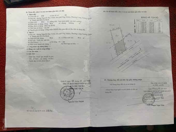 Chính Chủ Bán Nhanh đất Mặt Tiền Nguyễn Duy Trinh, Phường Long Trường, Tp Thủ đức Tva Land 5