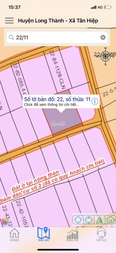 Chính Chủ Bán Nhanh đất ở Nông Thôn Xã Tân Hiệp, 1000m2 Cách Ubnd 1km, Kdc Số 2 Hiện Hữu Giá Rẻ Nhất Khu Bàn Cờ 1