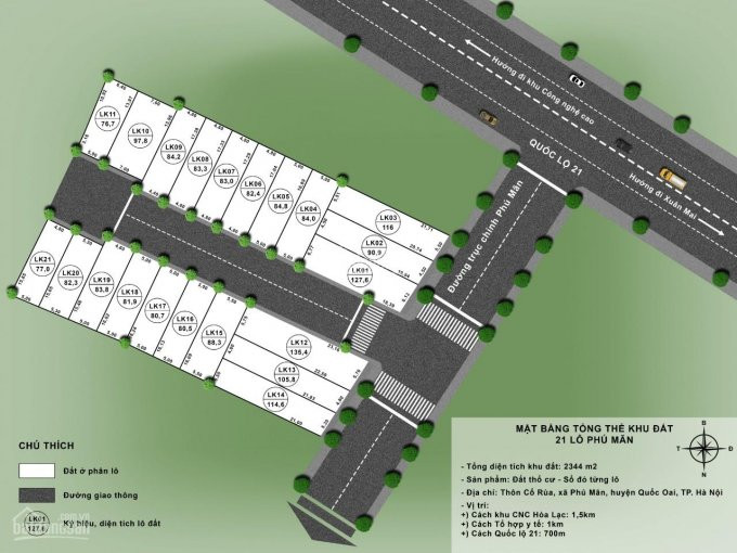 Chính Chủ Bán Nhanh Lô đất Mặt đường Phú Mãn, 500m Ra Ql 21a, Dt 82m, Mt 5m, Nhỉnh 10tr/m 1