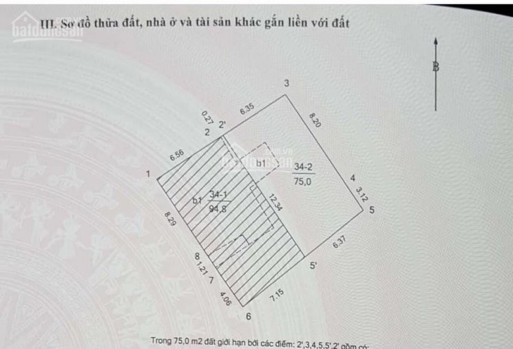 Chính Chủ Bán Nhanh Mảnh đất Vàng Gần đầu Ngõ đường Xã đàn, 75m, Cấp 4, Mặt Tiền: 64m Giá Bán 123 Tỷ Có Bớt 1