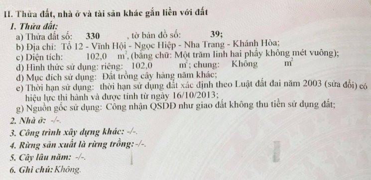 Chính Chủ Bán Nhanh Nhà  Phường Ngọc Hiệp, Khu Xóm Hộ Diện Tích 102m2 (6m X 17m) Giá 2,49 Tỷ Lh 0983112702 7