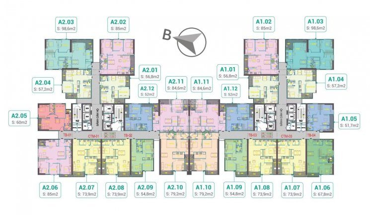 Chính Chủ Bán Nhanh Suất Ngoại Giao Căn Hộ Dự án Phương đông Green Park, Căn 06, Dt: 85m2, Giá: 205 Tỉ 0904516638 2