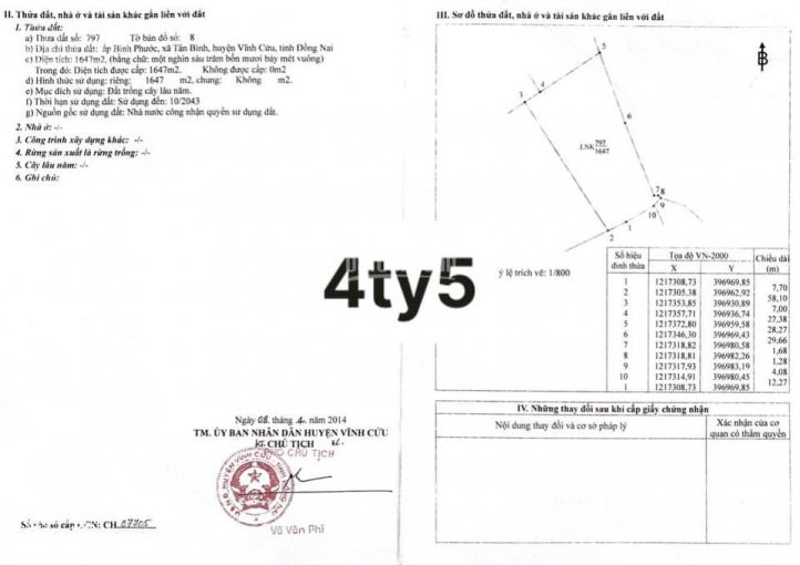 Chính Chủ Cần Bán Mấy Sào đất Xã Tân Bình Quy Hoạch đất ở đường Bê Tông 4m 2