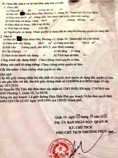 Chính Chủ Cho Thuê Nhanh Nhà Nguyên Căn- đường điện Biên Phủ, Quận 10-trung Tâm Của Trung Tâm Sài Gòn Lh 0901555900 1