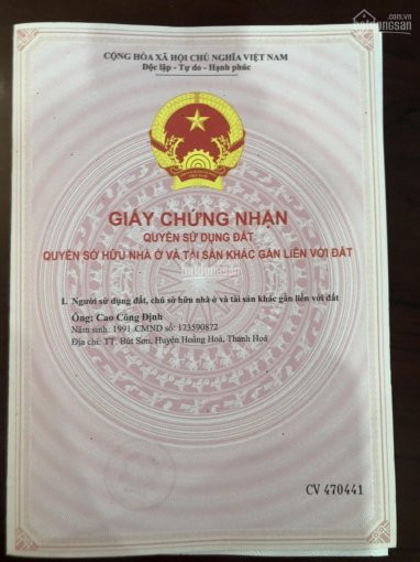 đất Thổ Cư, đất Nền " đã Sổ đỏ" Vị Trí đắc địa Trung Tâm Thị Trấn Huyện Quảng Xương, Tp Thanh Hoá 6