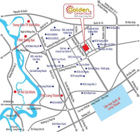 Golden Center City 3 - Cửa Ngõ Sân Bay Quốc Tế Long Thành, Lh: 0931100390 1