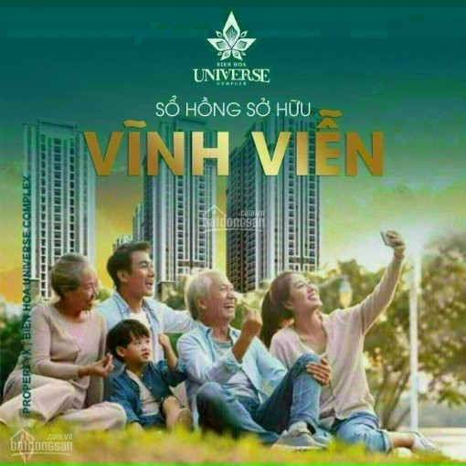 Suất Nội Căn 3 Phòng Ngủ Dự án Biên Hoà Universe Conplex Diện Tích 81m2 Chỉ Từ 2ty7/căn 6