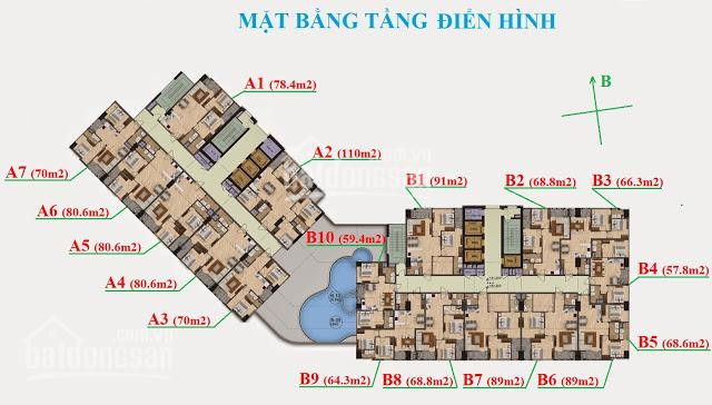 Thu Hồi Vốn Bán Chcc 99 Trần Bình: 12 - 01 (79m2) Tòa A & 15 - 10 (59,4m2) Tòa B ở Ngay 0989582529 1