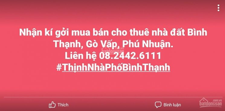 Tôi Bán Nhà 3 Tầng, Hẻm Xe Tải Thông, 1 Sẹc, Bùi đình Túy, 6854 M2, 635 Tỷ 8