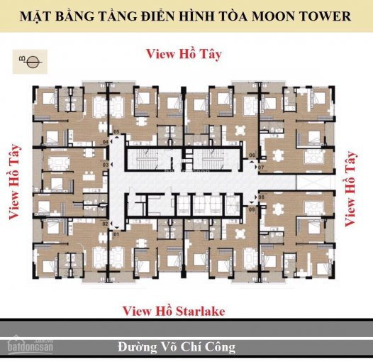 Trực Tiếp Cđt, Căn Hộ 3pn 107,2m2 48 Tỷ, Tầng Cao ở Hdi Tây Hồ Residence, Ck 420tr, Ls 0% 15 Tháng 2