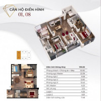 Căn 4pn 147m2 Tòa Diamond Goldmark City đóng 30%(12 Tỷ) Nhận Nhà Ngay, Htls 0%/18-24 Tháng