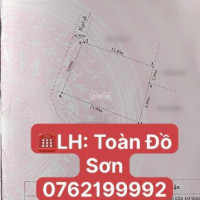 Lô đất đẹp 124m2 Nở Hậu đình đoài- đồ SơnGiá: 7x Tr/m