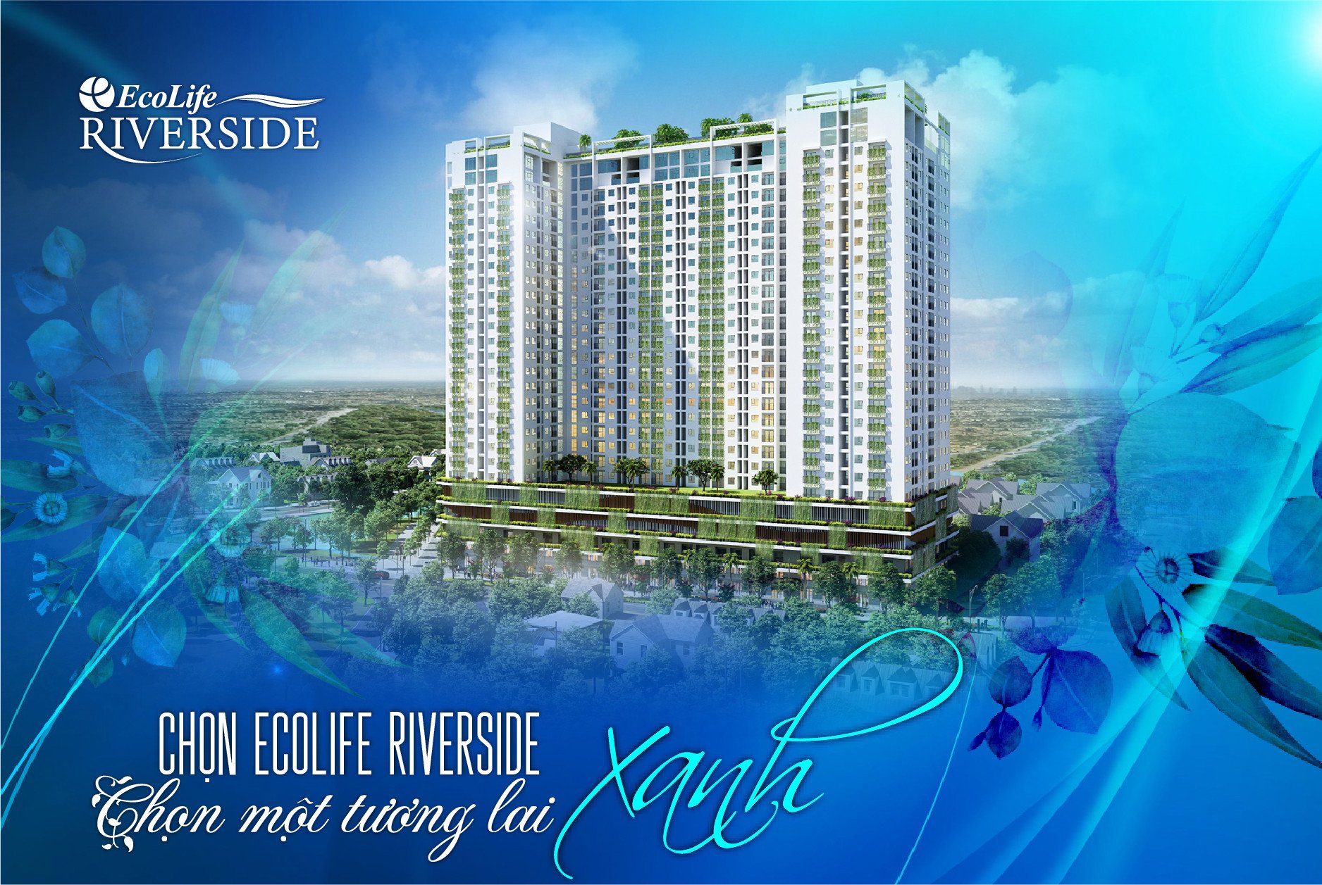 SIÊU HOT !!! CHỈ 420 TR SỞ HỮU LIỀN TAY CĂN 2 NGỦ Ở ECOLIFE RIVERSIDE - 0939 81 3696