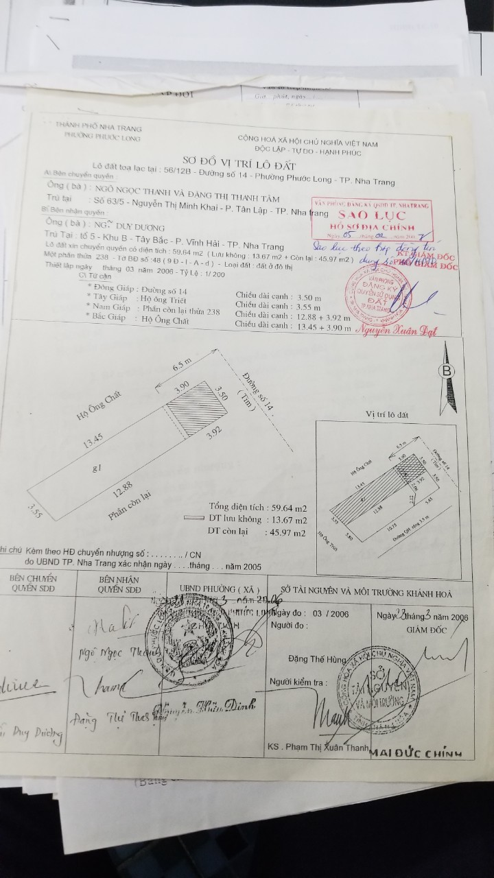 Cần bán Nhà ở, nhà cấp 4, nhà hẻm đường Dã Tượng, Phường Phước Long , Diện tích 50m², Giá 3.8 Tỷ 3