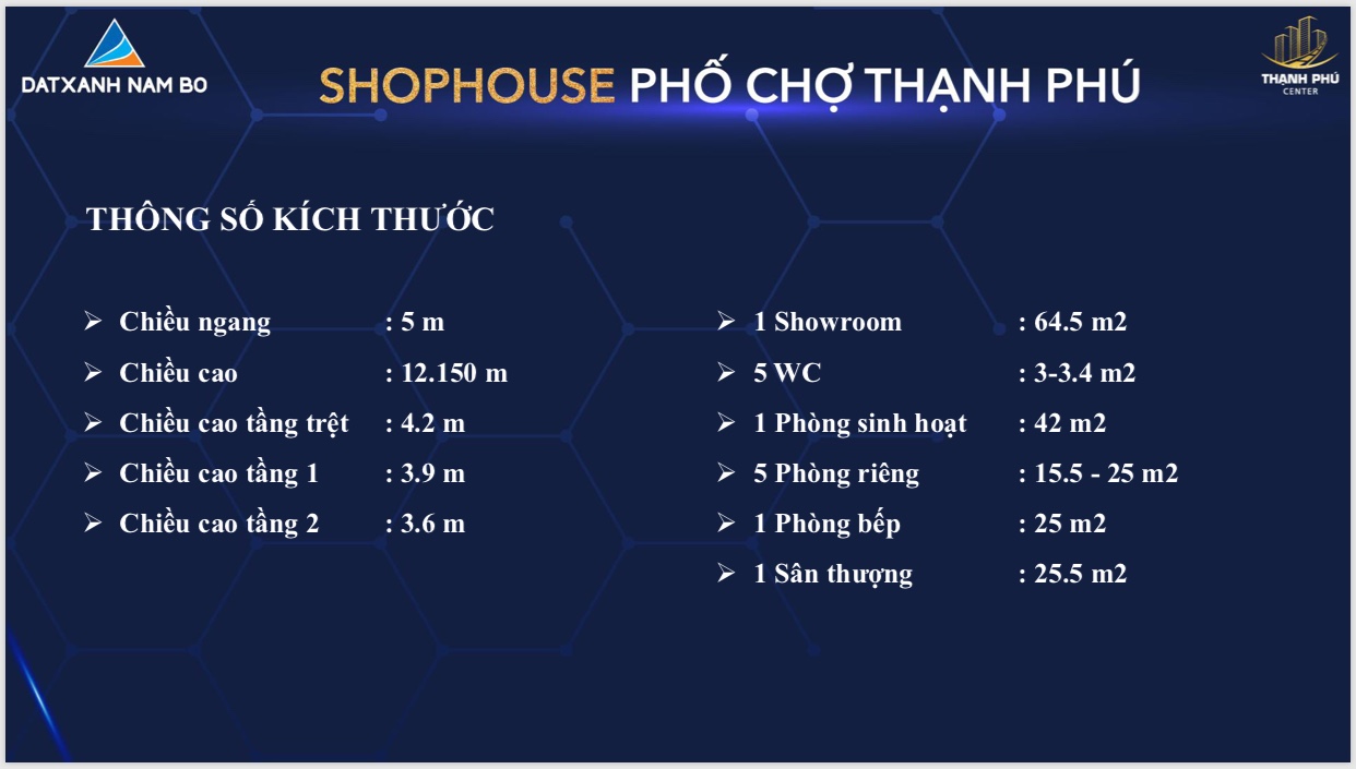 Bán shophouse phố chợ đầu tiên tại Thạnh Phú chỉ 11,5tr/m2