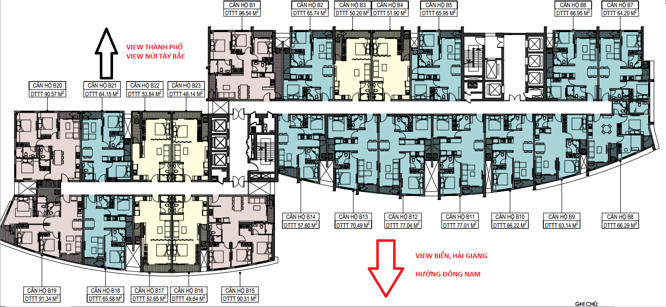 Cần bán Căn hộ chung cư dự án I-Tower Quy Nhơn, Diện tích 60m², Giá 2.2 Tỷ - LH: 0911680499 1