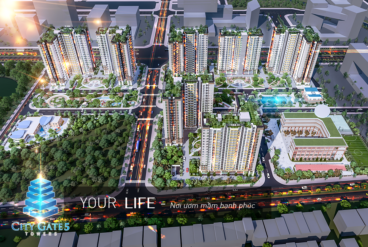 Cần bán Căn hộ chung cư dự án City Gate 5, Diện tích 54m², Giá 32 Triệu/m² - LH: 0938216093 1