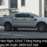 Chính Chủ Bán Nhanh Nhà Hàm Nghi, Trước Mặt Là Vinhomes, 52m2, 7 Tầng Thang Máy To đẹp, Gara ô Tô 7 Chỗ, Chỉ 85 Tỷ