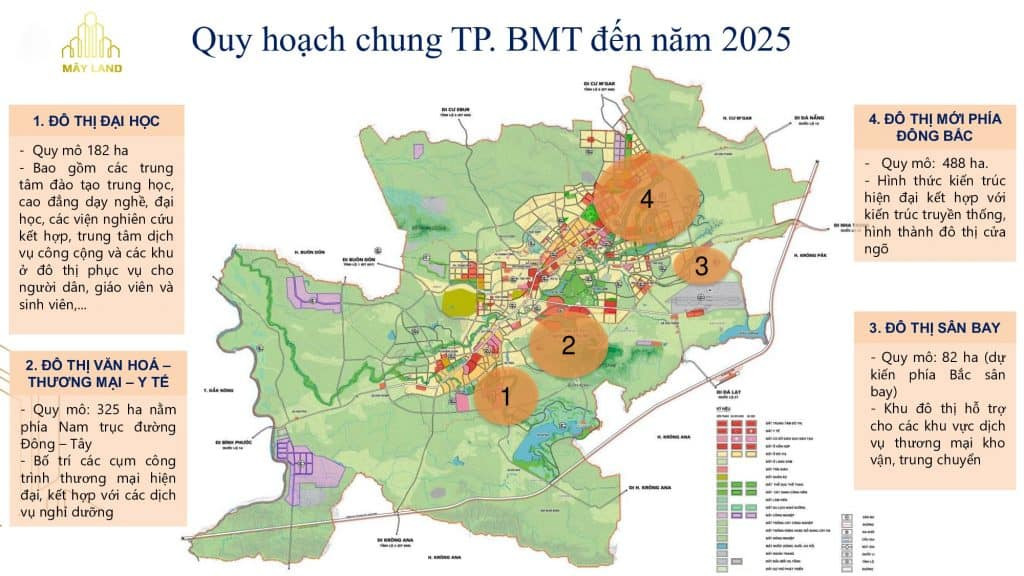 Đất nền trung tâm TP Buôn Ma Thuột giá đầu tư 668 Triệu 2