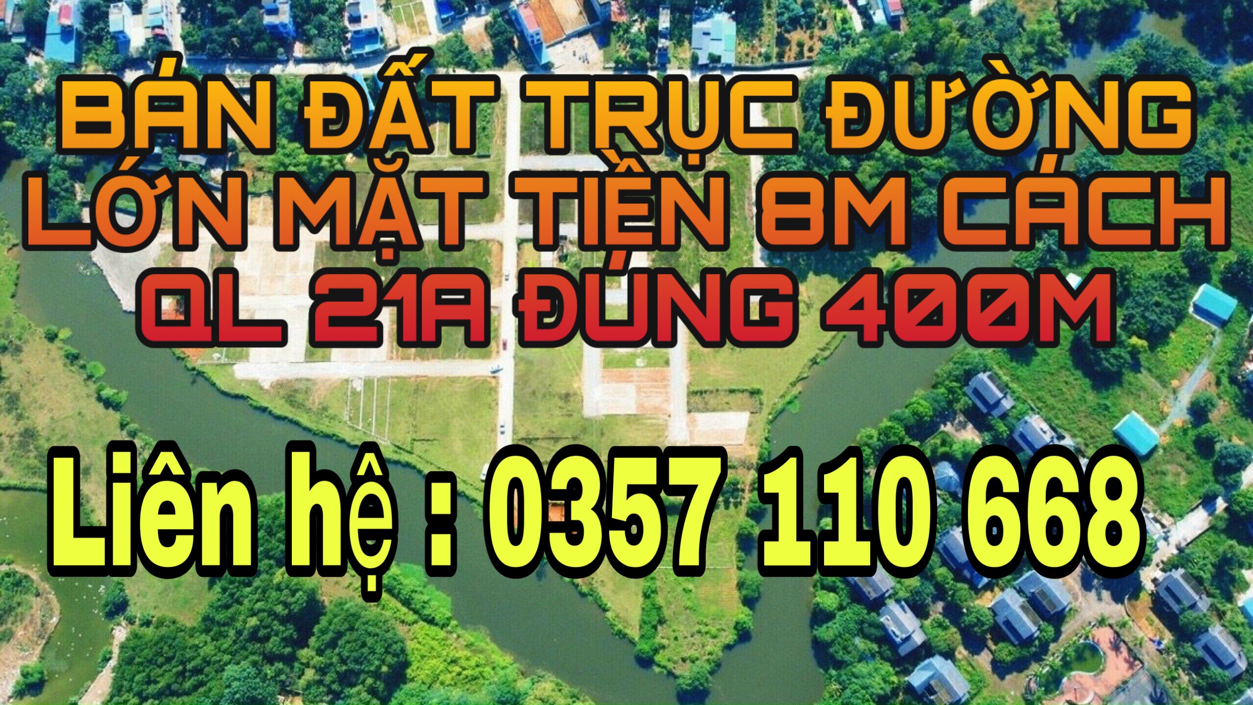 Cần bán lô đất mt 8m tại khu sầm uất nhất Hòa Lạc 1