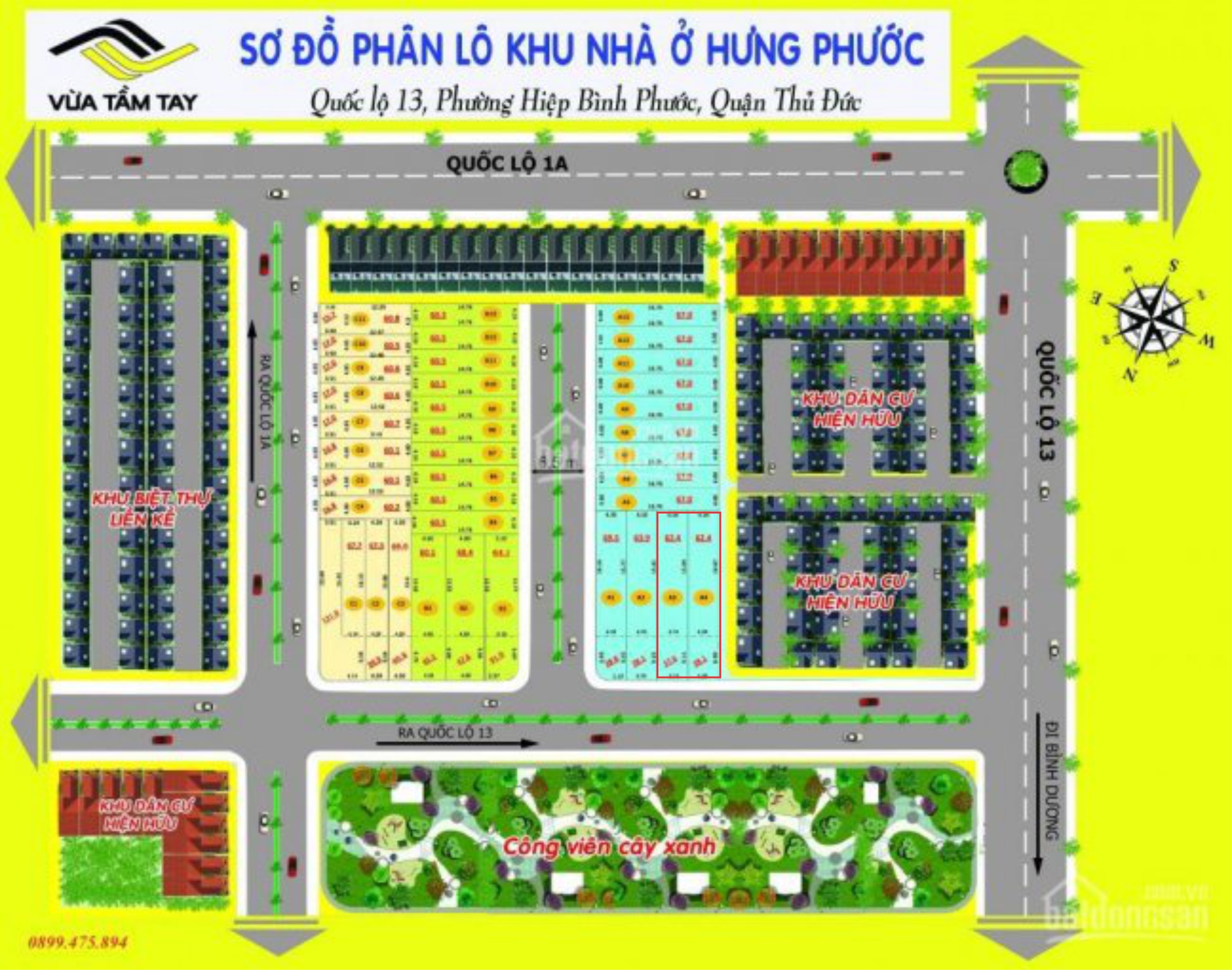 Cần bán Đất đường Quốc Lộ 13, Phường Hiệp Bình Phước, Diện tích 100m², Giá 6.5 Tỷ 2