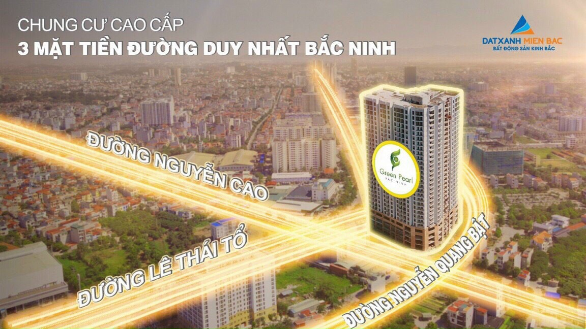 Cần bán Căn hộ chung cư dự án Chung cư Green Pearl Bắc Ninh, Diện tích 73m², Giá 1.6 Tỷ - LH: 0988693800