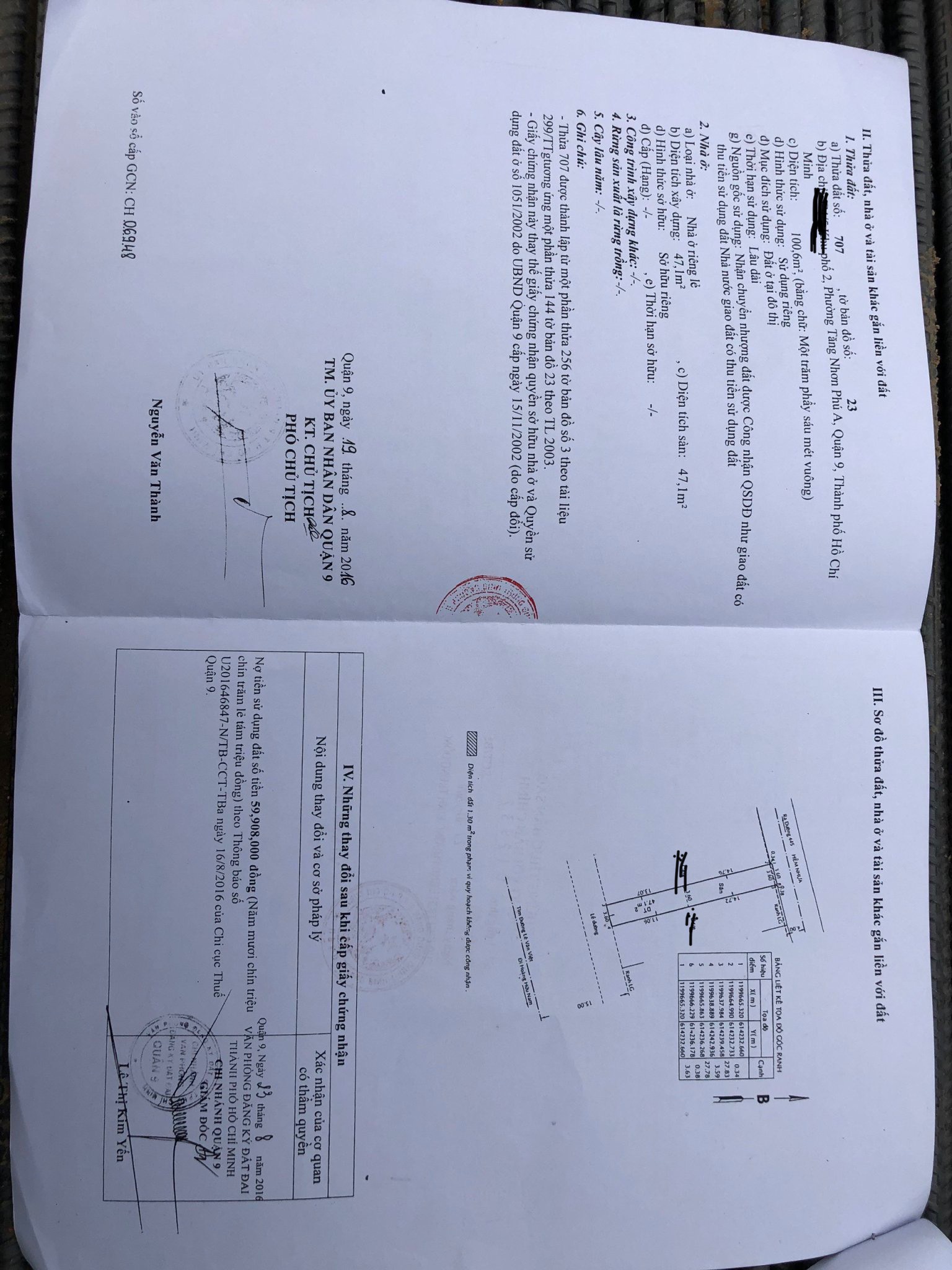 Cần bán Nhà mặt tiền đường Lê Văn Việt, Phường Tăng Nhơn Phú A, Diện tích 101m², Giá Thương lượng - LH: 0902417534