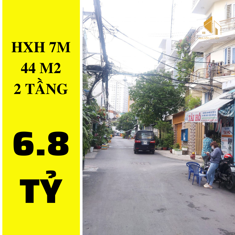 Cần bán Nhà ở, nhà cấp 4, nhà hẻm đường Đinh Bộ Lĩnh, Phường 26, Diện tích 44m², Giá 6.8 Tỷ