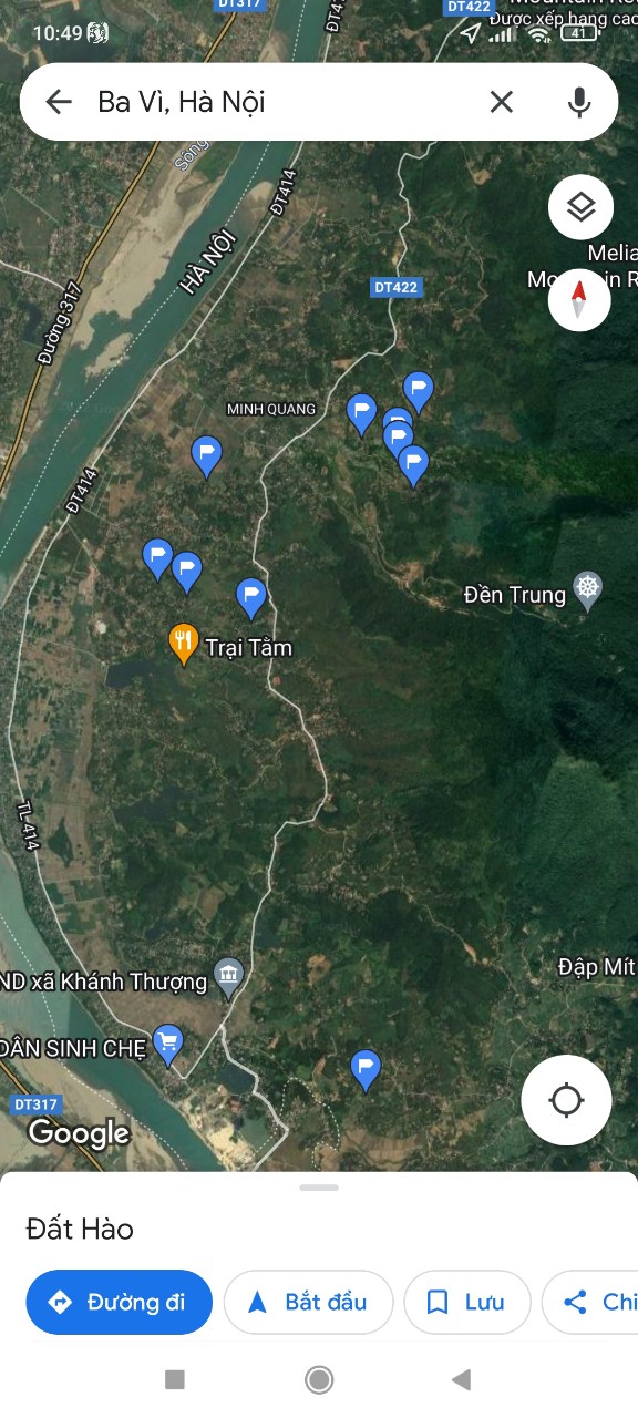 Hoa Hậu thôn VIP  720m đất Mặt Tiền nhiều View núi Tản Viên tại xã Minh Quang, Ba Vì. LH 0964029393