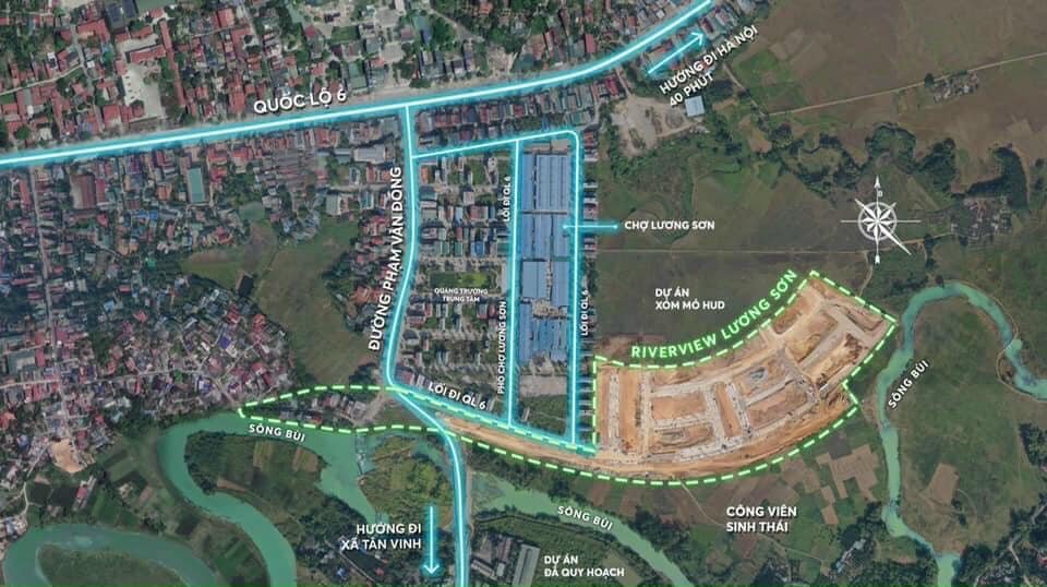 Cần bán Đất nền dự án đường Quốc lộ 6, Thị trấn Lương Sơn, Diện tích 270m², Giá 26 Triệu/m² - LH: 0975607865 3
