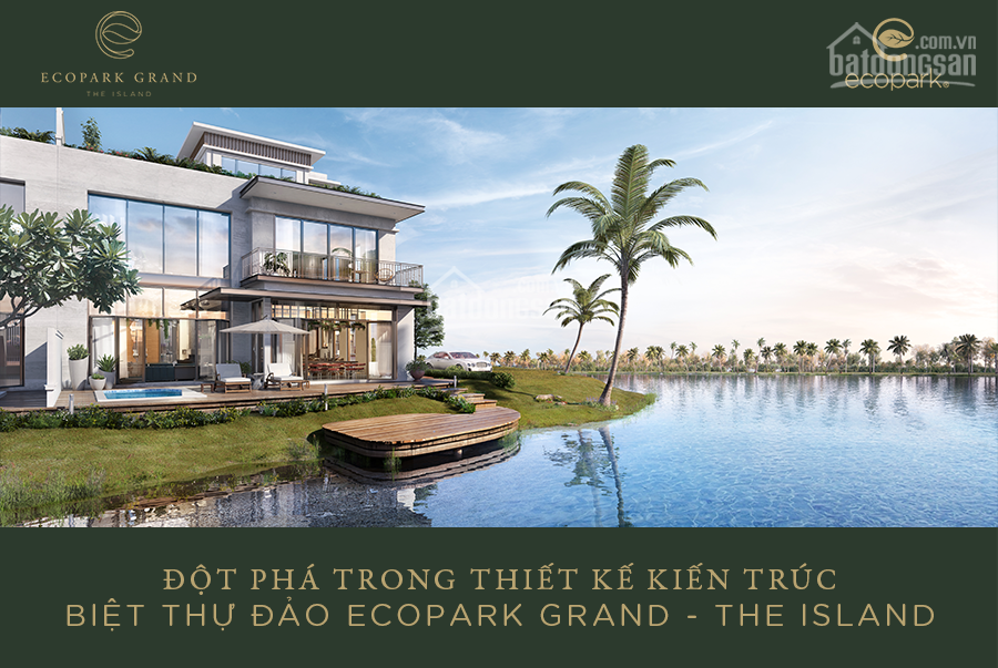 Biệt thự đảo ecopark dt 360m vị trí đẹp