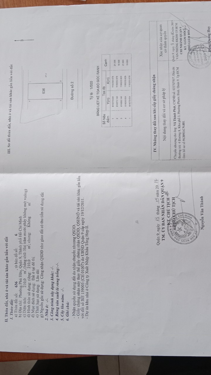 Cần bán Đất đường Bưng Ông Thoàn, Phường Phú Hữu, Diện tích 210m², Giá Thương lượng - LH: 0902417534 3