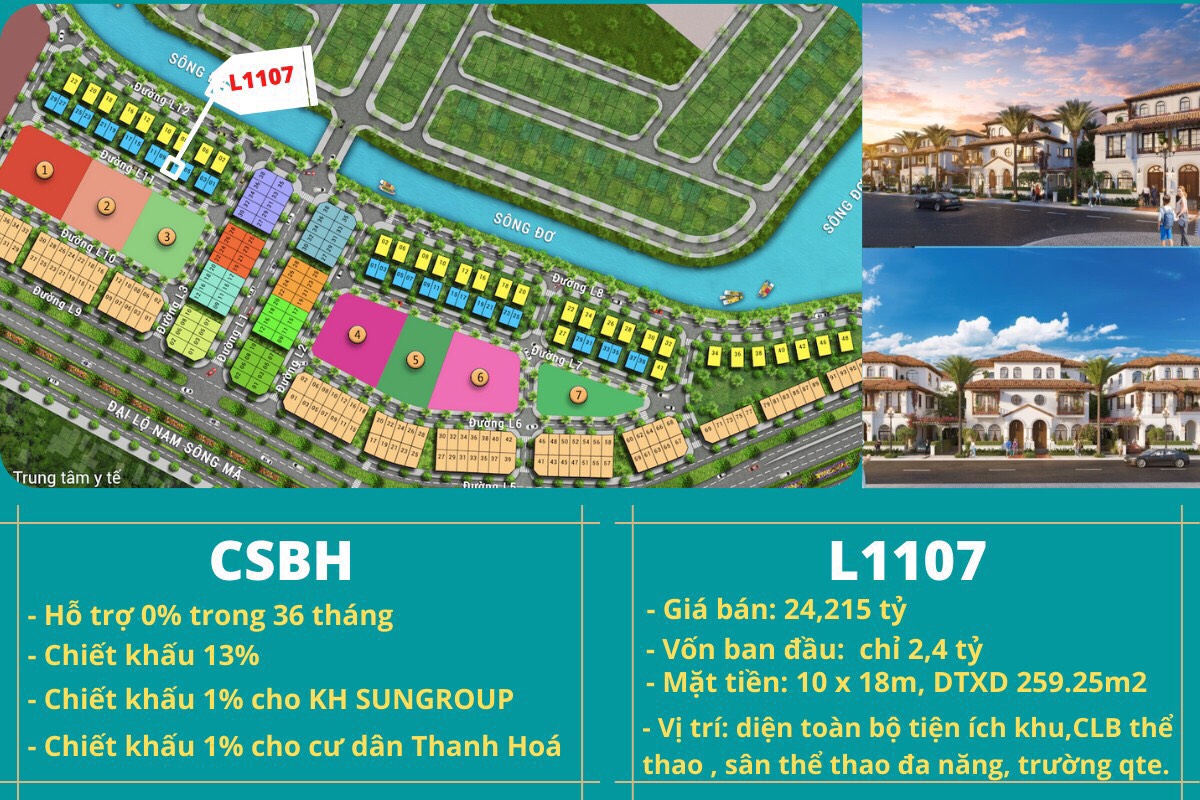 Cần bán Biệt thự dự án Sun Group Sầm Sơn, Diện tích 112m², Giá Thương lượng - LH: 0946188591 4