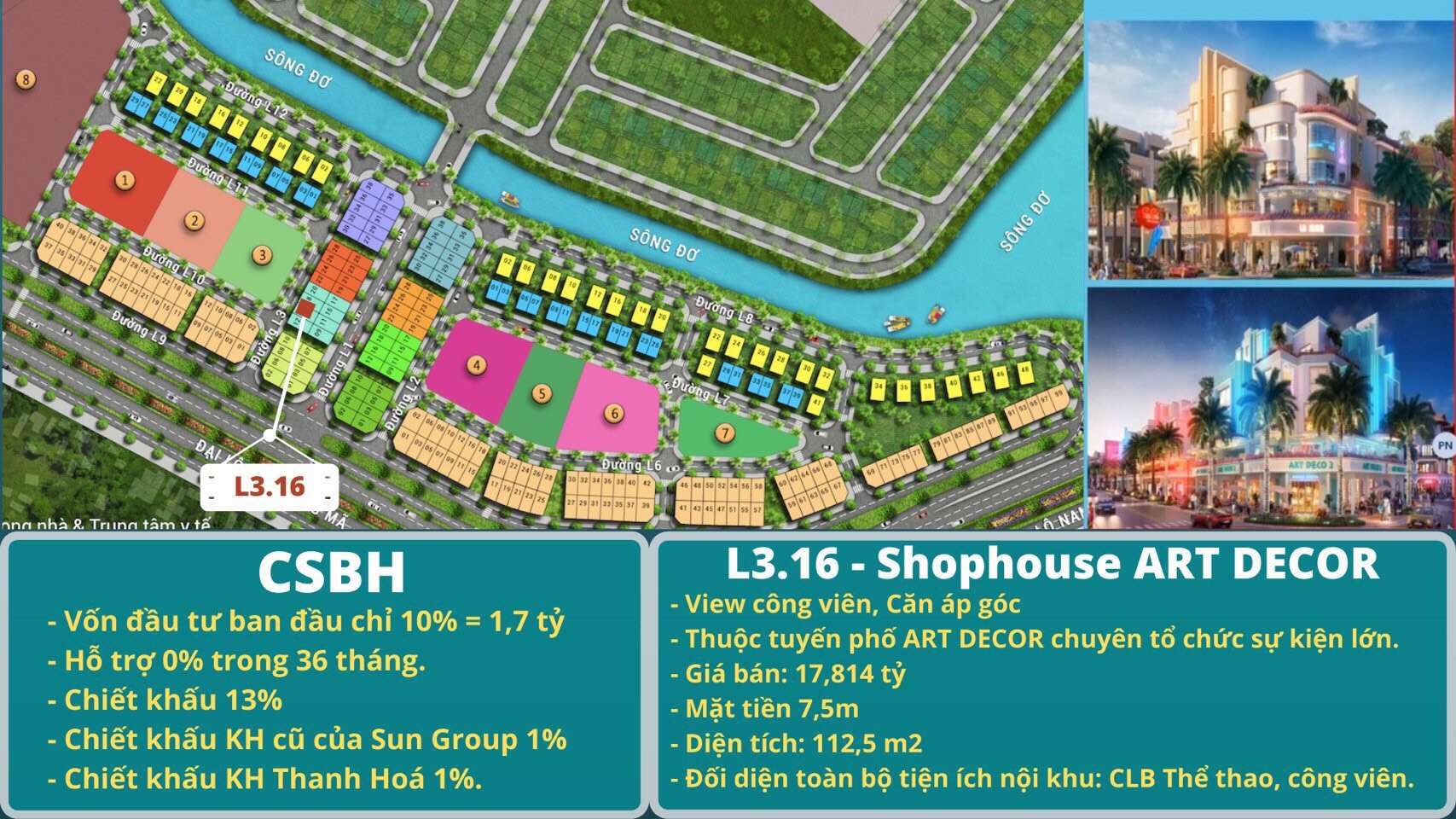 Cần bán Biệt thự dự án Sun Group Sầm Sơn, Diện tích 112m², Giá Thương lượng - LH: 0946188591