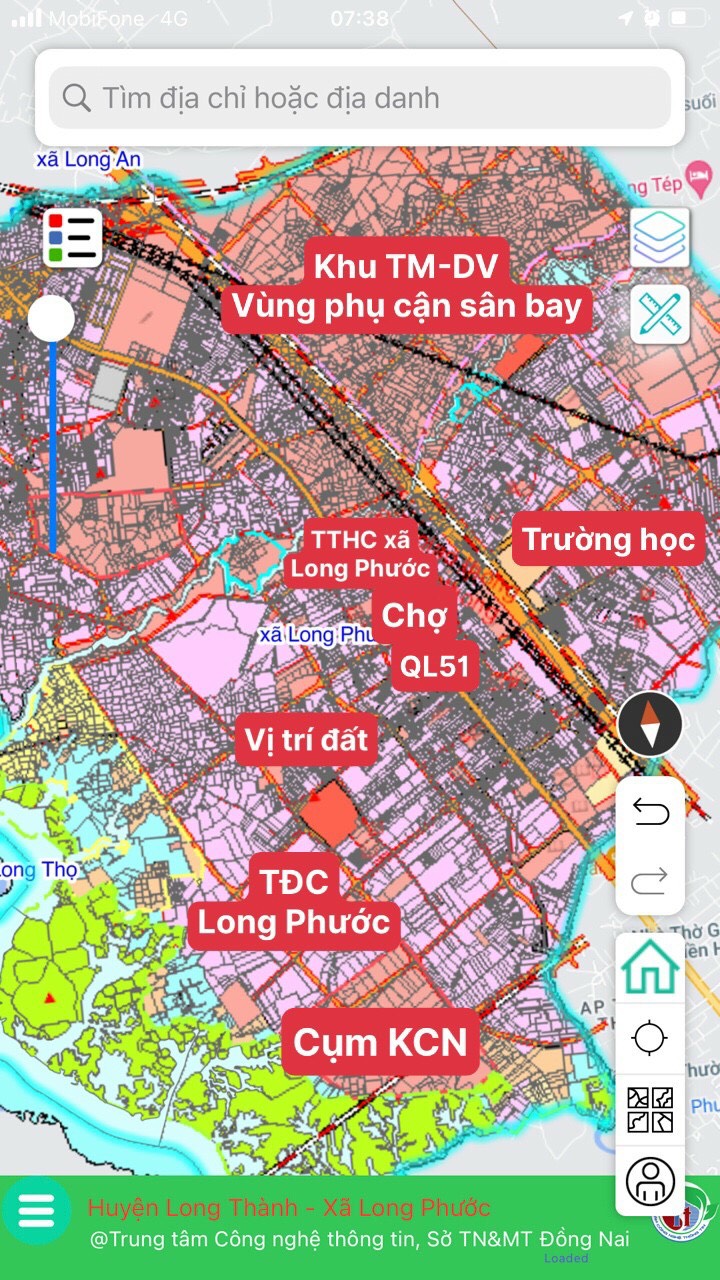 Cần bán Đất Xã Long Phước, Long Thành, Diện tích 100m², Giá Thương lượng - LH: 0938439775