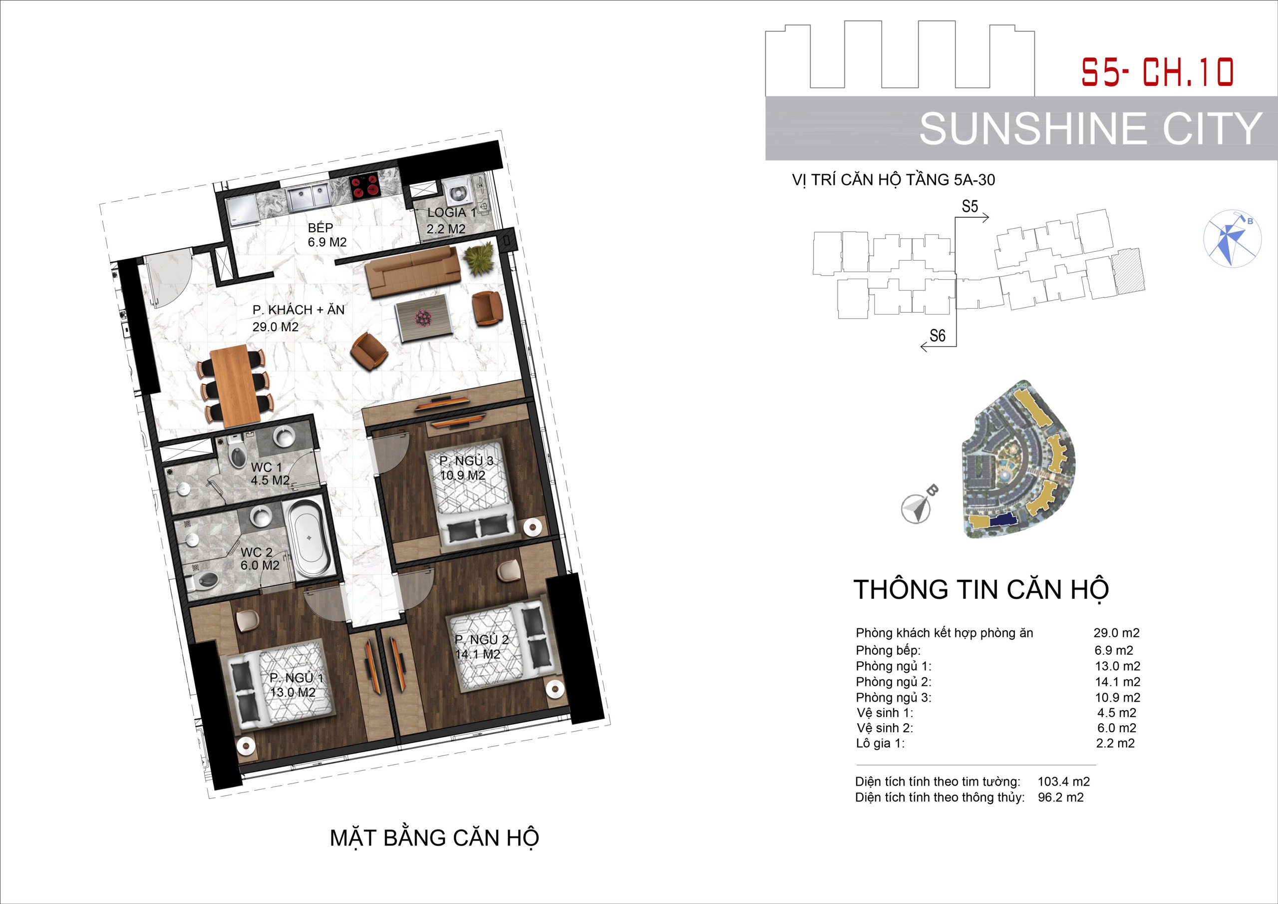 Cần bán Căn hộ chung cư dự án Khu đô thị Nam Thăng Long - Ciputra, Diện tích 96m², Giá Thương lượng - LH: 0858277930 10