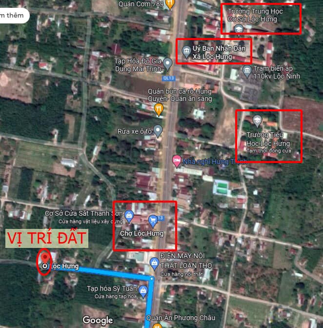 Cần bán Đất đường Quốc Lộ 13, Thị trấn Lộc Ninh, Diện tích 185m², Giá Thương lượng - LH: 0932042603 2
