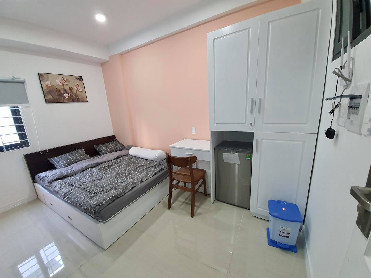 Cho thuê căn hộ quận 7 giá rẻ full nội thất, 25 m2 đường Lâm Văn Bền 4