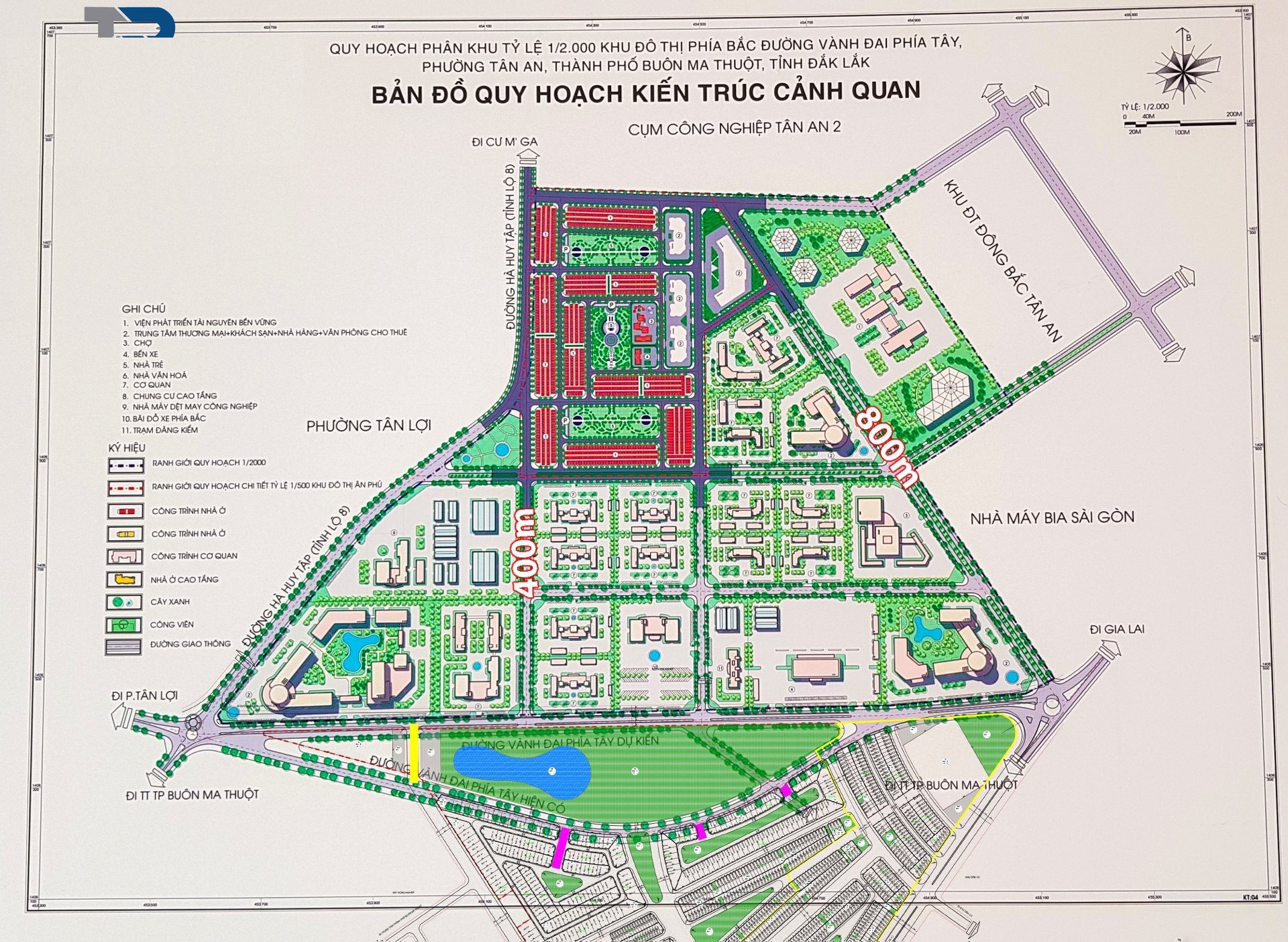 Đất nền sỏ đỏ trung tâm hành chính mới Buôn Ma Thuột – KDC mới Hà Huy Tập 6