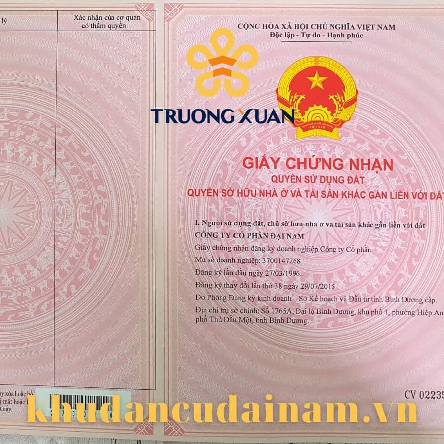 Công ty cổ phần Đại Nam - 106ha Mở bán đợt 1 2021 2