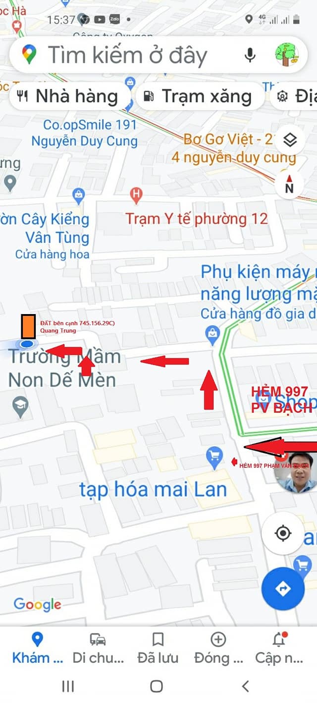 Chủ Ngợp Bank Thở OXY Bán Gấp 80M2 Đất Thổ Cư, Giá 465 Tỷ, Quang Trung F12 Quận GV 2