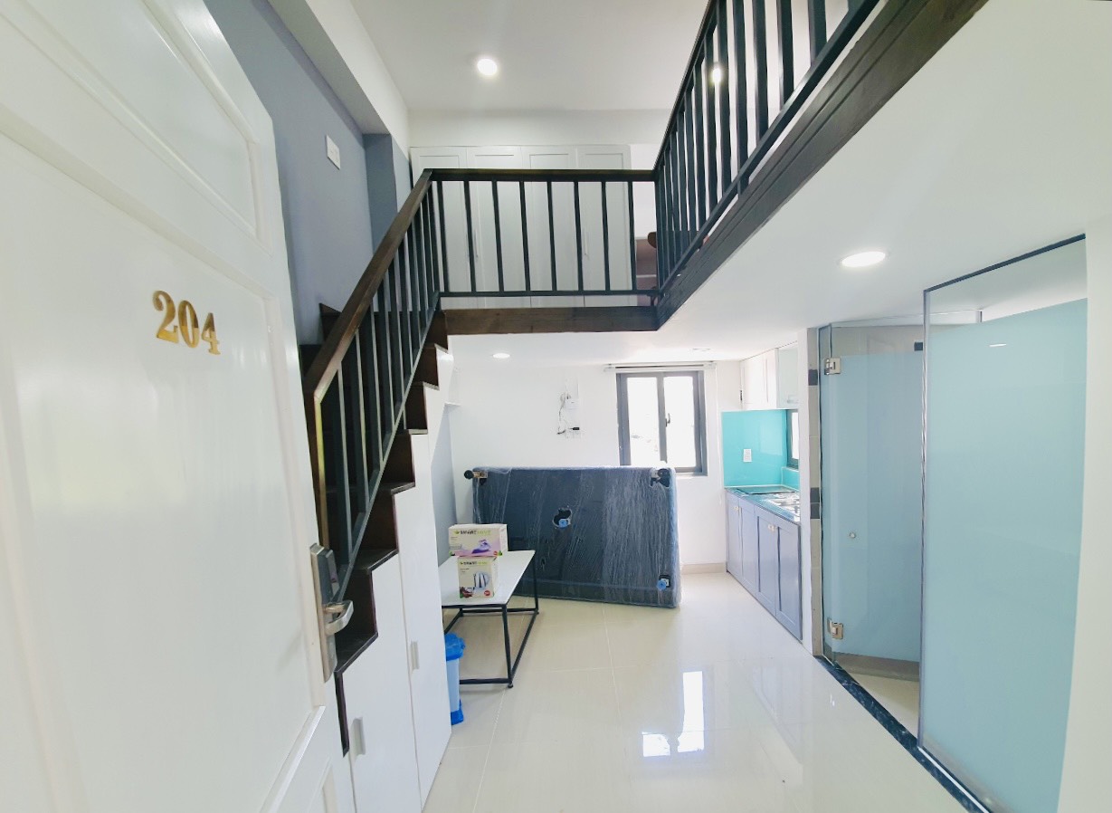 Cho thuê căn hộ đầy đủ tiện nghi Quận 7 Lâm Văn Bền tiện nghi mới xây 100% gác đứng thẳng người cửa sổ thoáng mát 6