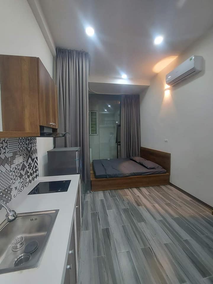Bán Tòa Nhà Căn Hộ Cao Cấp, homestay,Dưới 6tỷ Cầu GiấyHồ Tùng Mậu 56m 9p,45tr/tháng