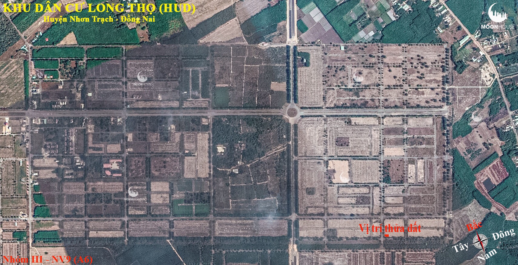 Bán  đất huyện nhơn trạch, góc 2 mặt tiền đường chỉ 15tr/m2 dự án HUD LH: 0907016378 3
