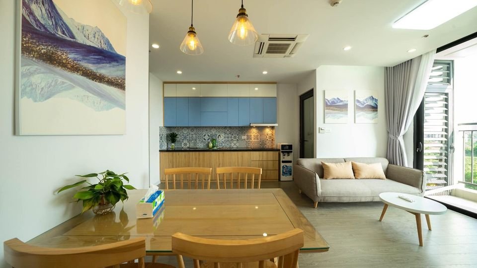 Chủ nhà cần cho thuê gấp căn hộ VinHomes Green Bay, 2pn thiết kế đẹp, 60m2 giá 12tr 2