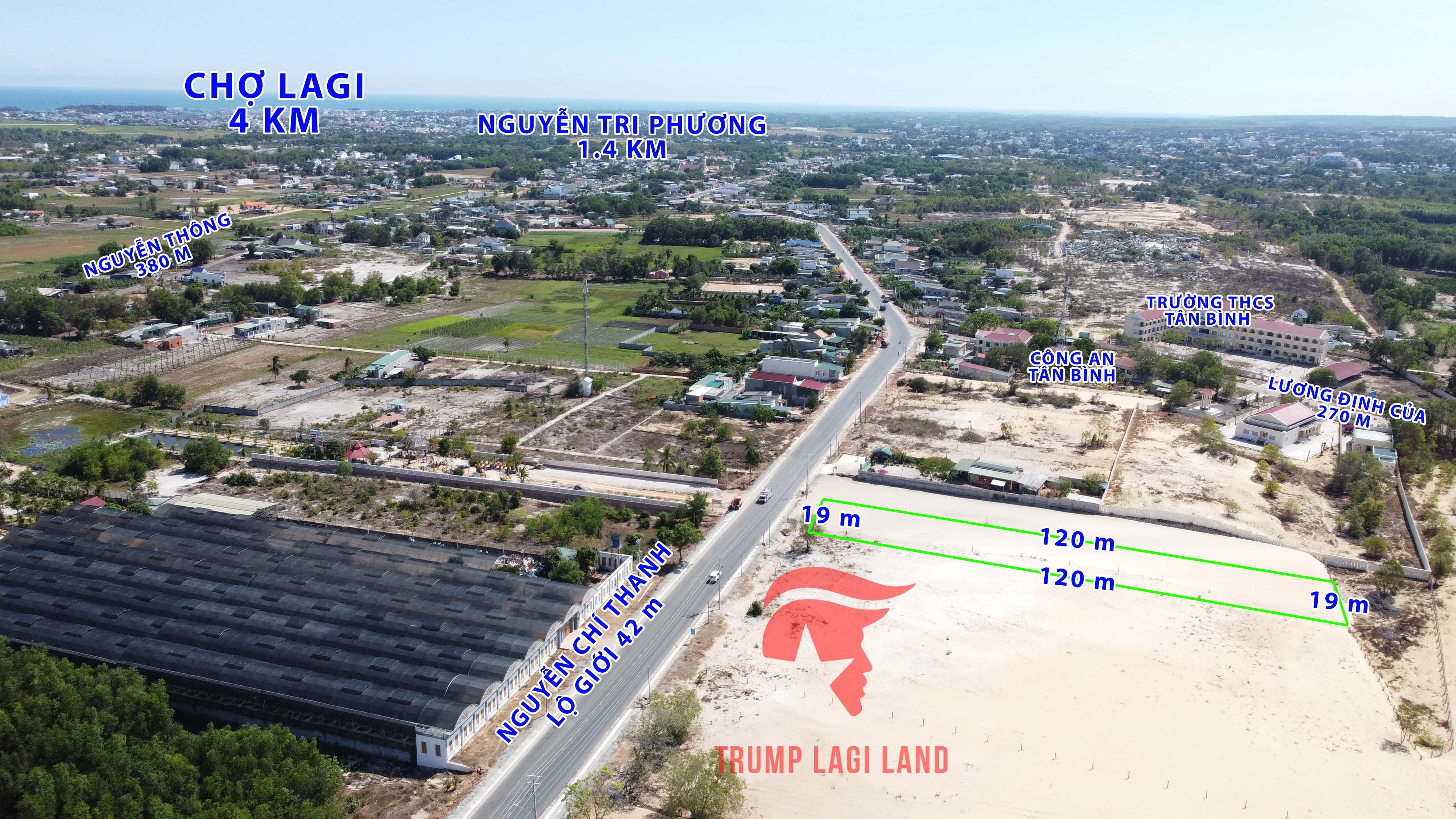 Cần bán Đất đường Nguyễn Chí Thanh, Xã Tân Bình, Diện tích 2356m², Giá 4,4 triệu/m2 Tỷ - LH: 0988609571 3