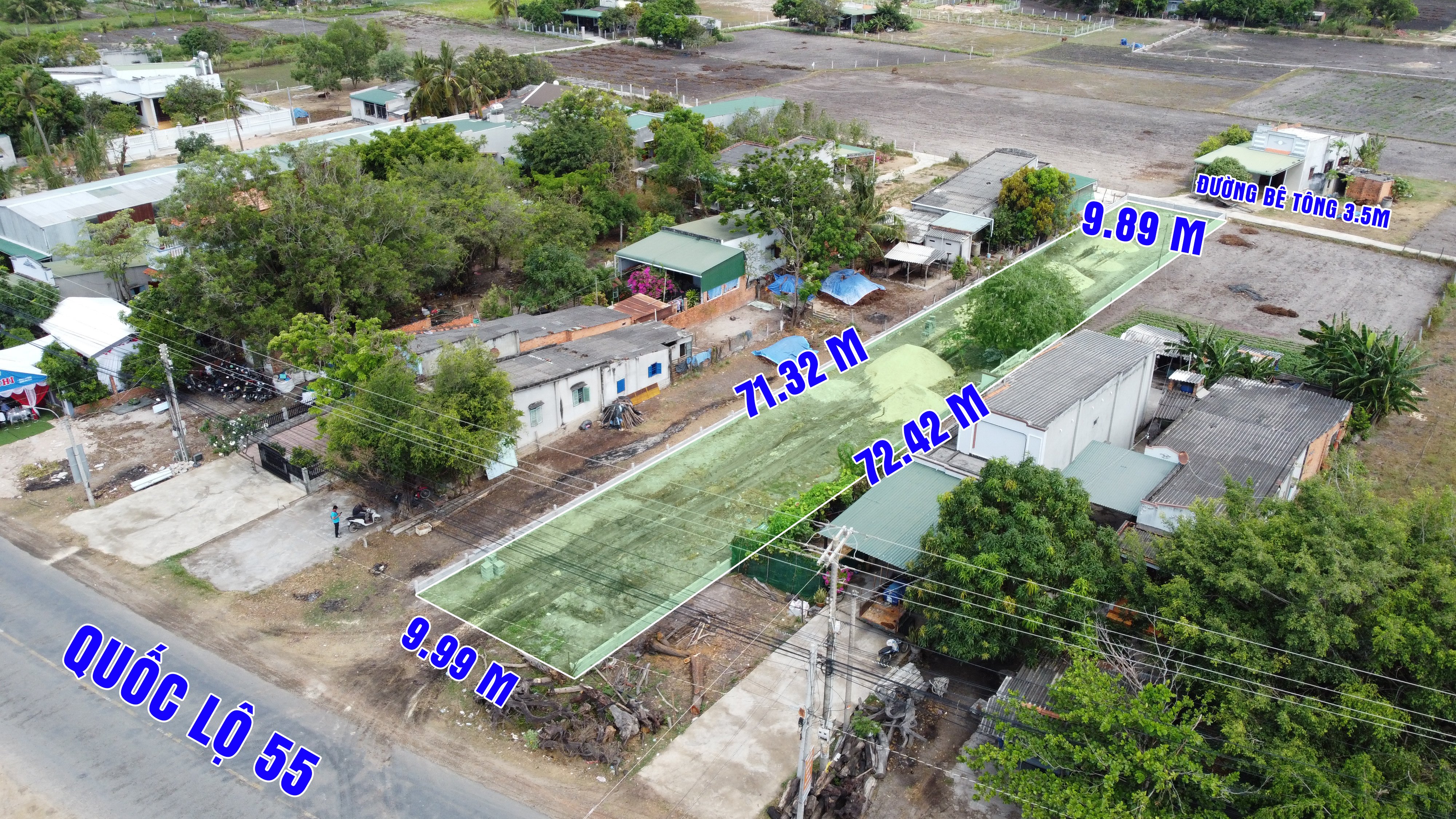 Cần bán Đất đường 55, Xã Tân Phước, Diện tích 710m², Giá 7,7 Tỷ - LH: 0988609571 4