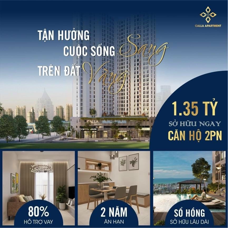 CALLA APARTMENT Quy Nhơn - Căn hộ đang được săn đoán nhất Quy Nhơn - liên hệ 037 8888 250