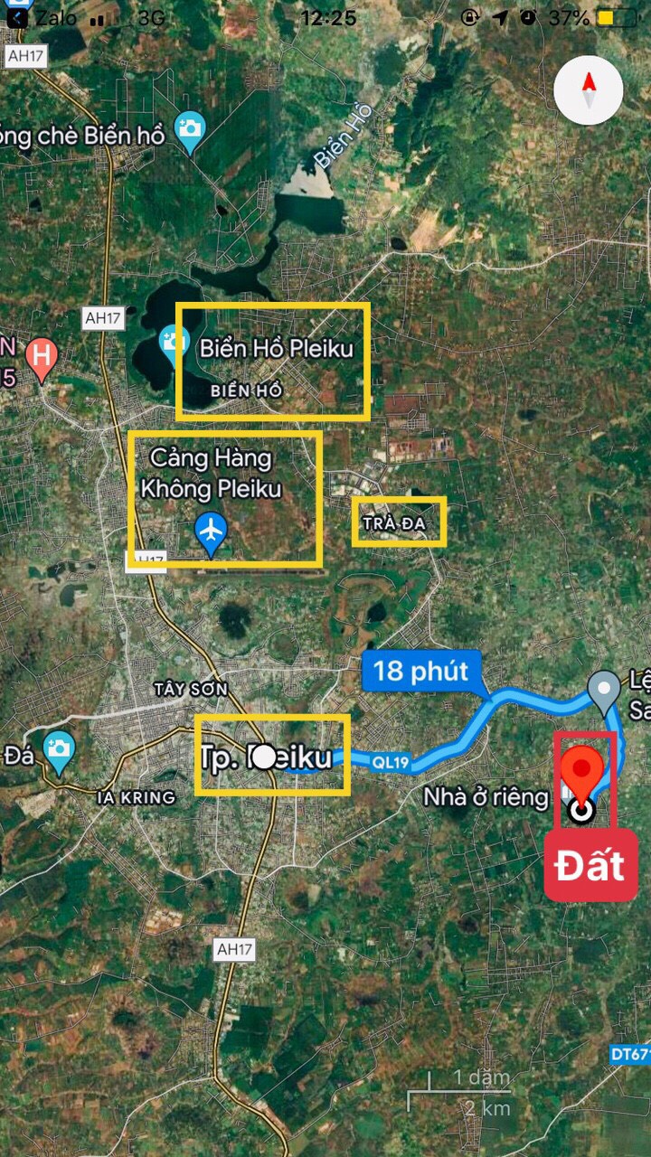 Cần bán Đất đường Nguyễn Chí Thanh, Xã Chư Á, Diện tích 220m², Giá 400 Triệu - LH: 0357832439 3